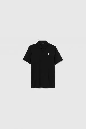 POLO TEE - BLACK