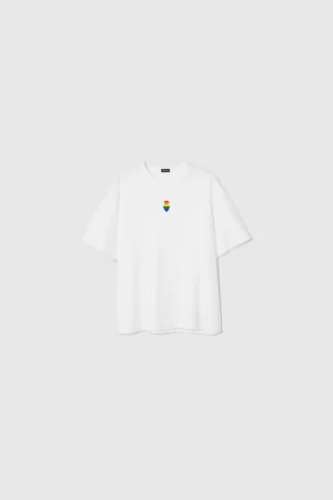 MEDAL LGBT+ TEE - WHITE