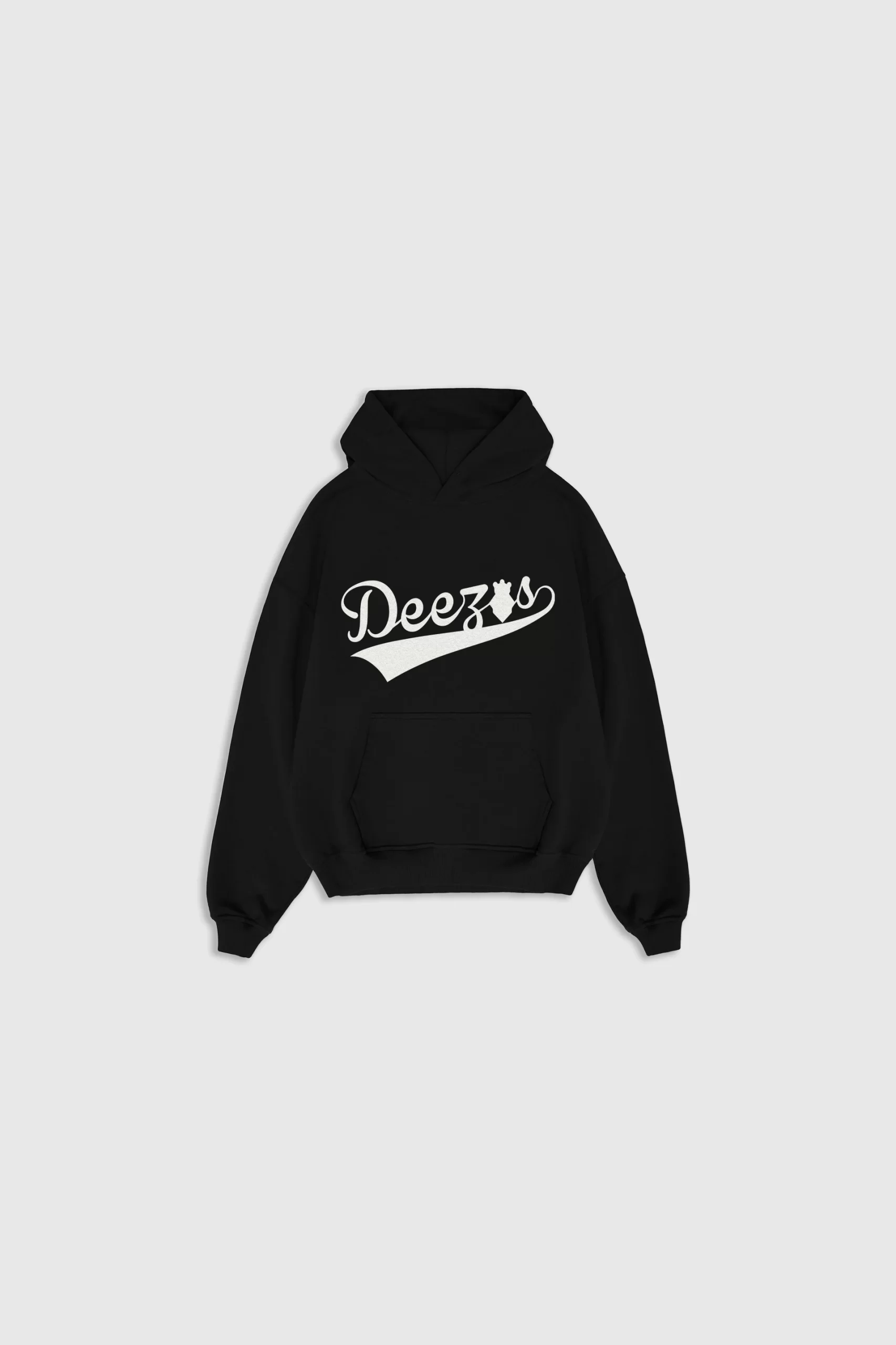 DEEZUS Baseball Hoodie - Black