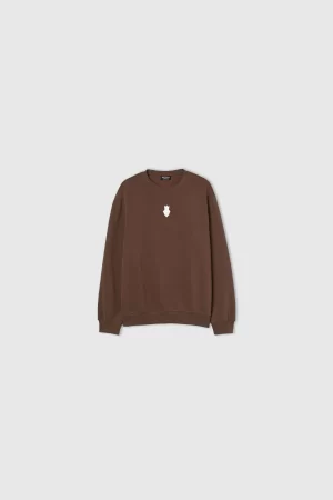 MEDAL SWEATER - BROWN