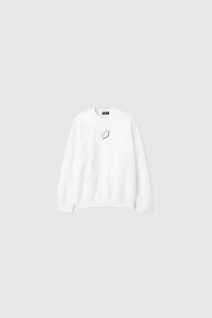 3D MEDAL SWEATER - WHITE