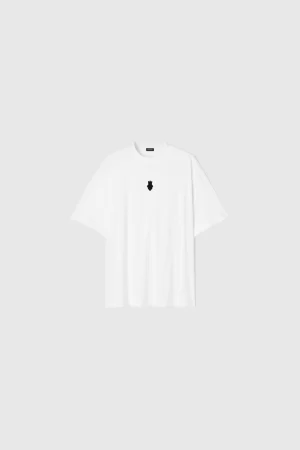 MEDAL OVERSIZED TEE - WHITE