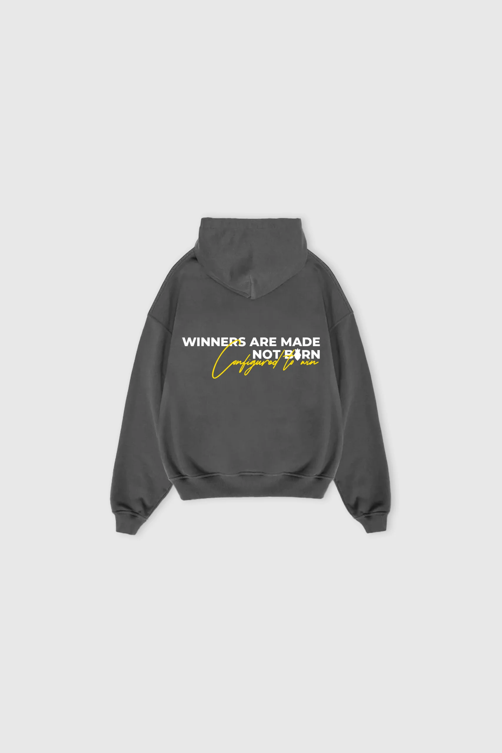 MADE NOT BORN - Hoodie Back - Grey