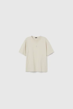 MEDAL MONO OVERSIZED TEE - VINTAGE WHITE