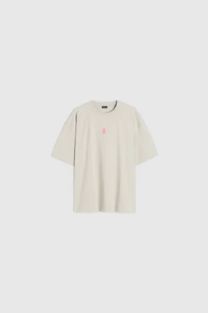 MEDAL PINK OCTOBER OVERSIZED TEE - CREAM