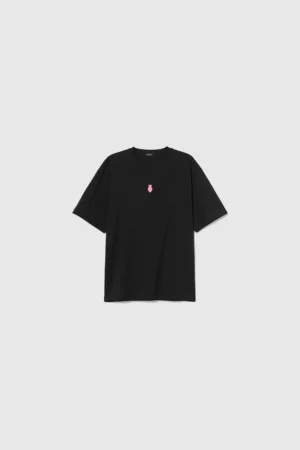 MEDAL PINK OCTOBER TEE - BLACK